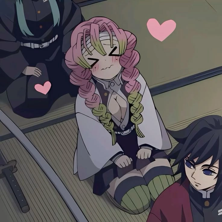 Mitsuri Kanroji avatar ngọt ngào như sắc hồng phấn