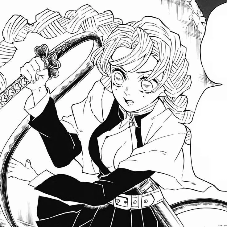 Kanroji Mitsuri manga với nét vẽ đầy cảm xúc