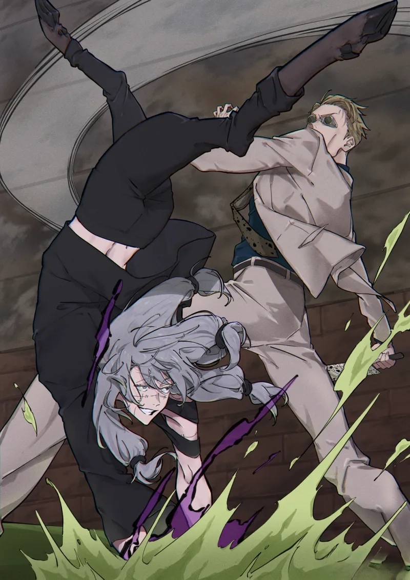 Hình ảnh đẹp của Nanami x Yuji trong anime