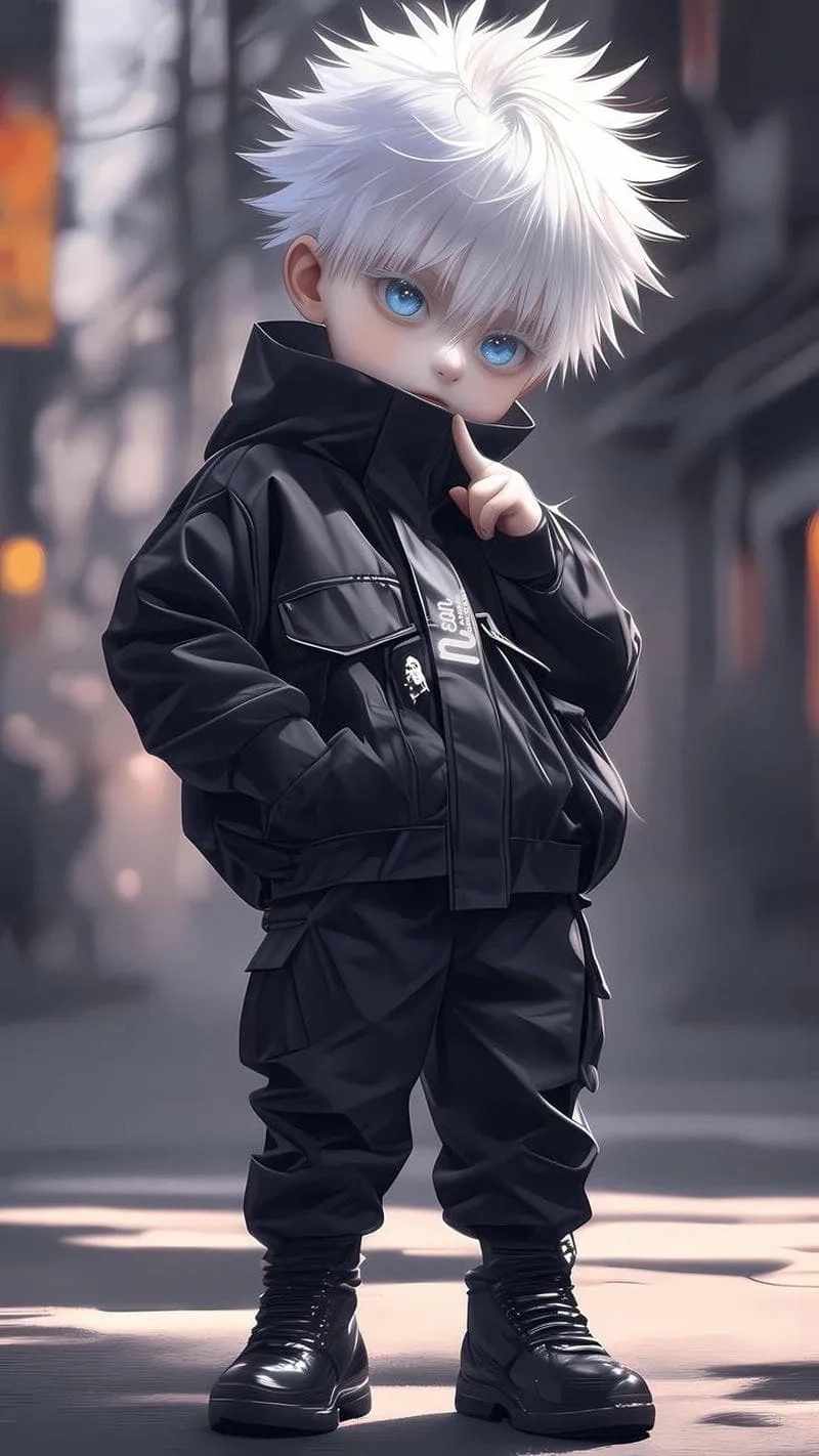Hình ảnh chibi đáng yêu tràn đầy năng lượng