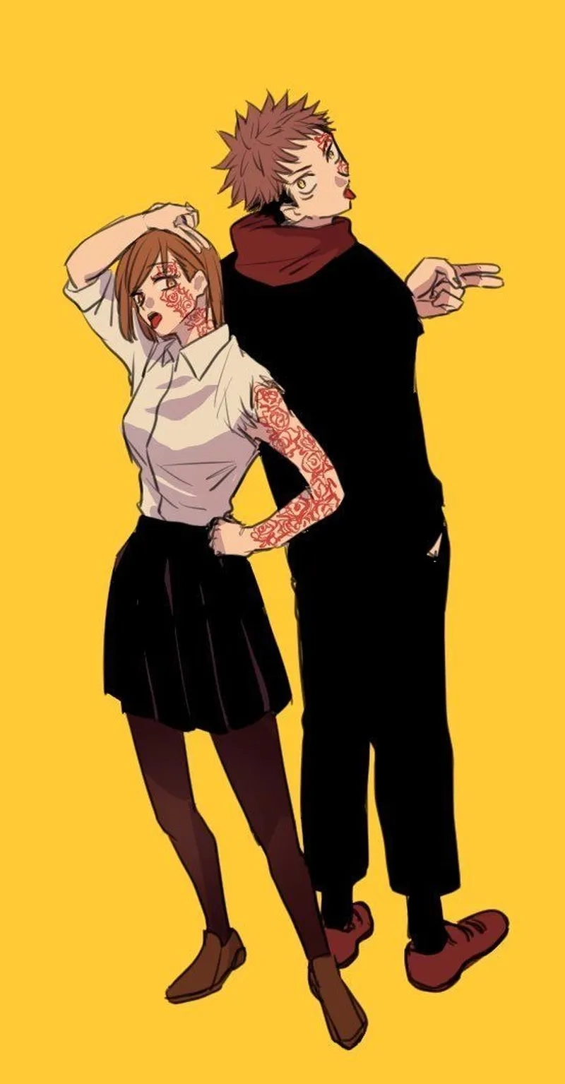 Ẩnh đôi cực đẹp từ Yuji x Nobara fanart
