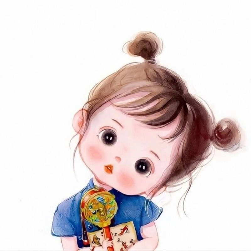 Ảnh cute nữ chibi mang màu sắc tươi mới ngọt ngào