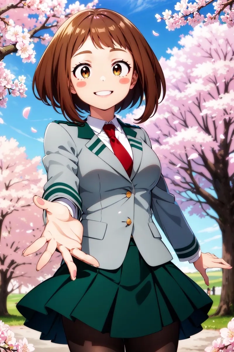Ochako Uraraka nữ anh hùng với năng lực Zero Gravity