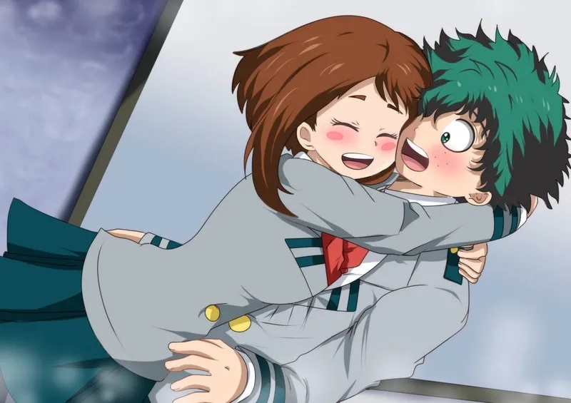 Deku x Uraraka mối quan hệ đáng yêu