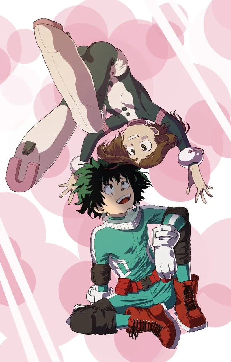 Deku x Ochako cute những khoảnh khắc ngọt ngào