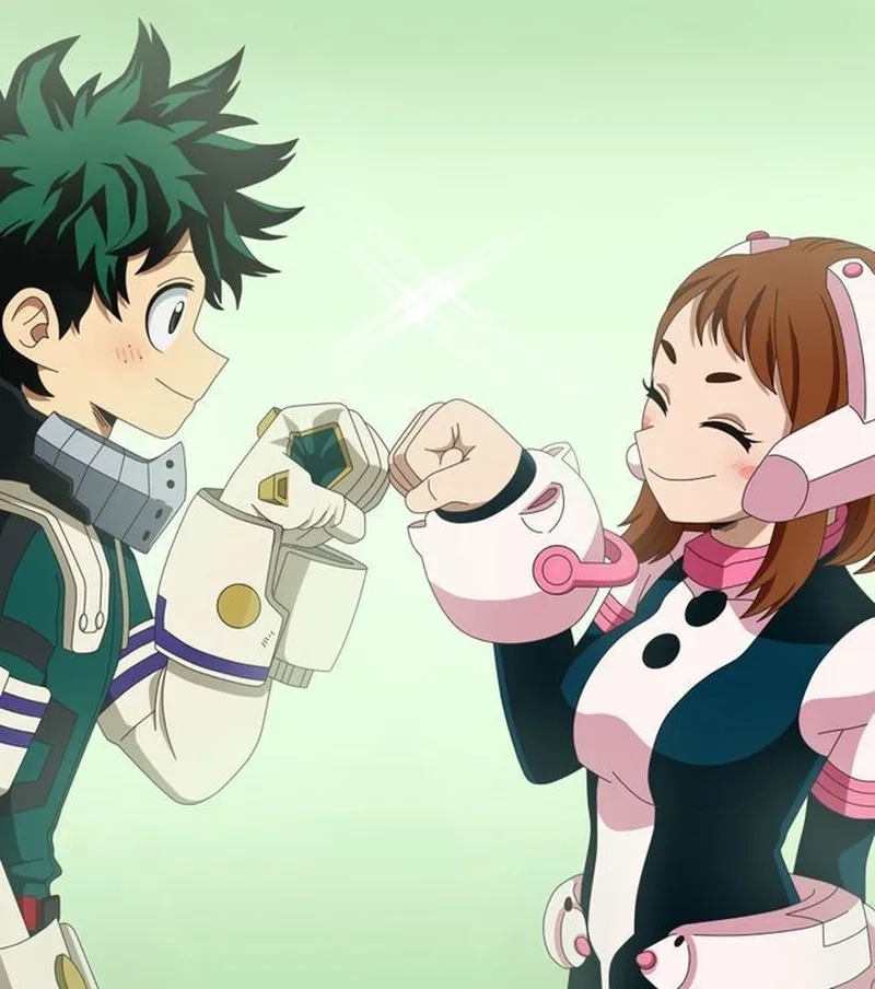 Deku x Ochako manga cốt truyện lãng mạn
