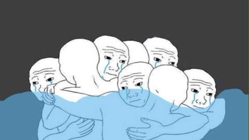 Meme ôm một cái khi bạn cần được vỗ về