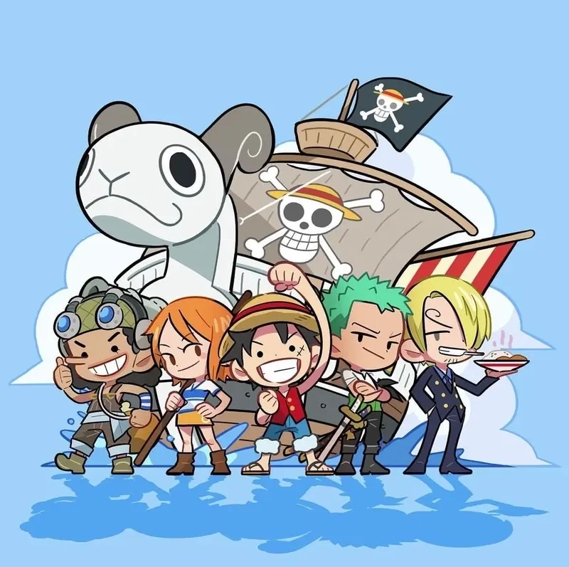 How to draw chibi One Piece dành cho người mới bắt đầu