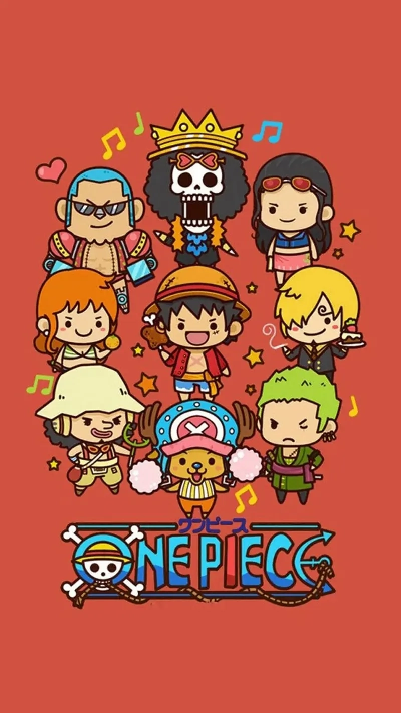 One Piece chibi hd hình ảnh sắc nét từng đường nét
