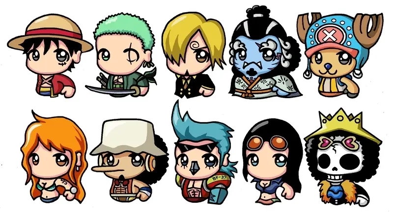 Anime One Piece chibi đúng chuẩn phiên bản mini siêu cute