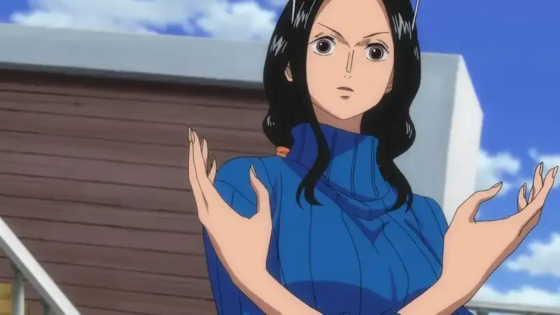 Nico Robin outfit luôn được thiết kế cực kỳ thời trang