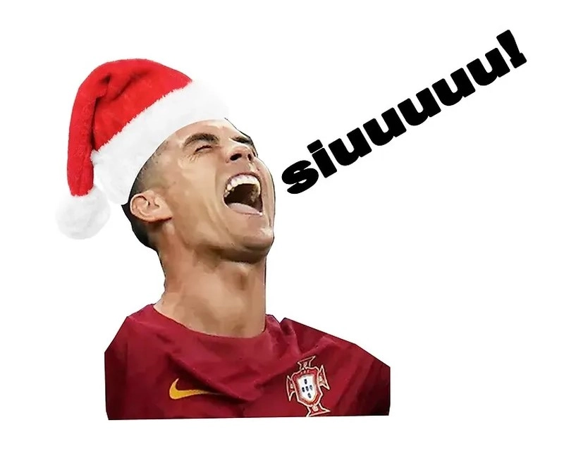 Meme SIUUU Ronaldo cùng biểu cảm quá trời iconic