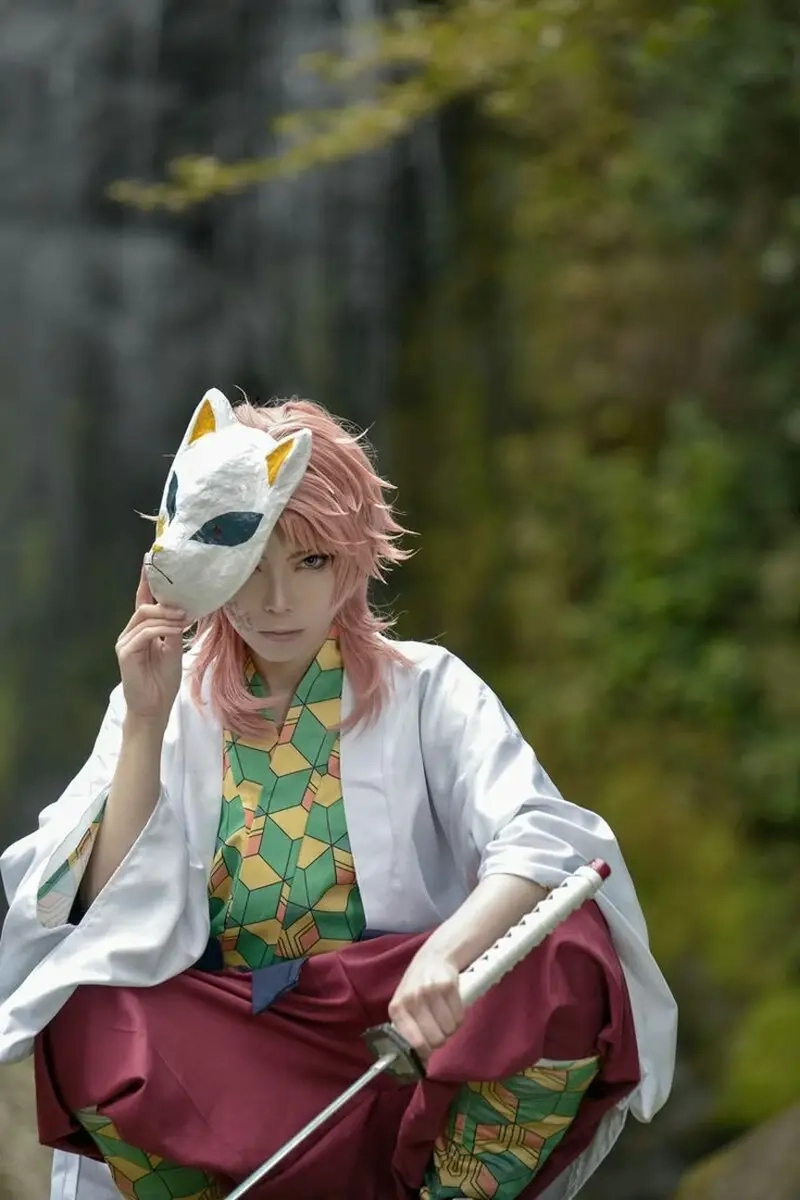 Bộ hóa trang chuẩn nhất Demon Slayer Sabito Cosplay