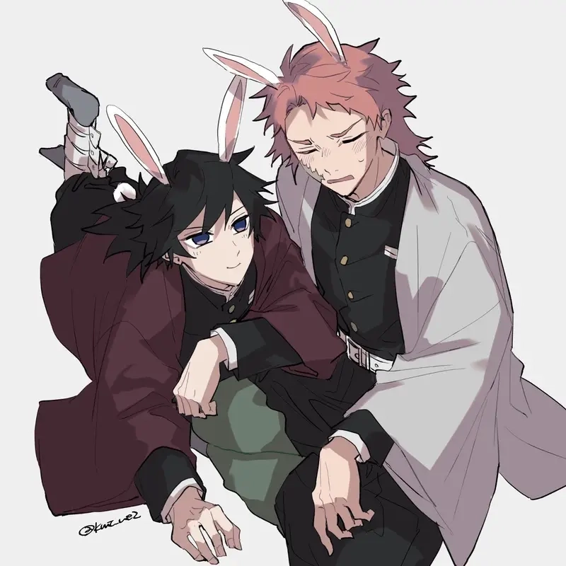 Hình ảnh tình cảm Sabito x Giyuu Cute