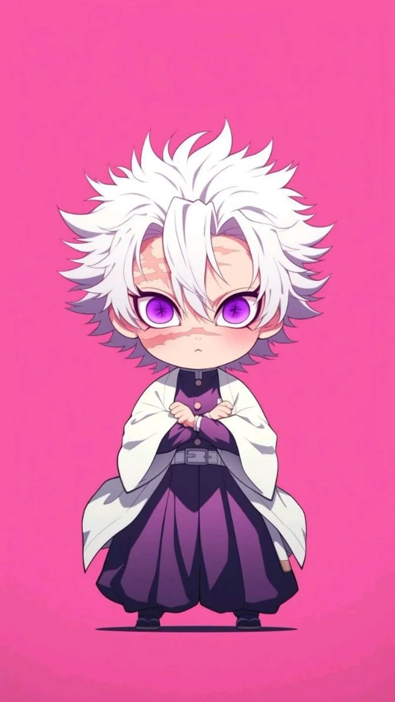 Đáng yêu đến không ngờ với Sanemi Chibi Cute