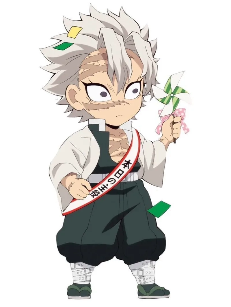Fan tranh nhau lưu lại ảnh Sanemi Chibi