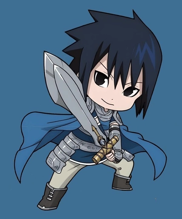 Cute Sasuke chibi drawing đậm chất anime