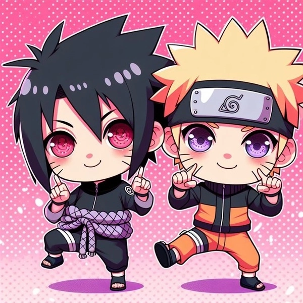 Itachi Sasuke chibi hai anh em huyền thoại
