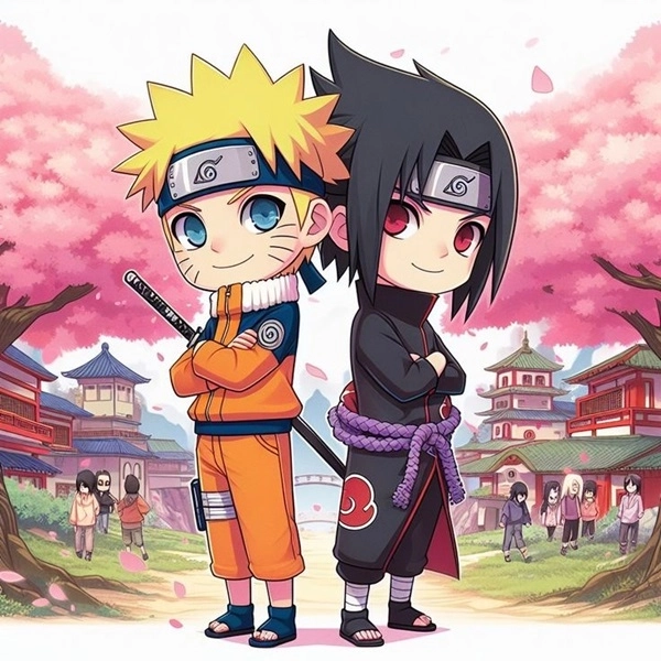 Kawaii Sasuke chibi chuẩn phong cách Nhật