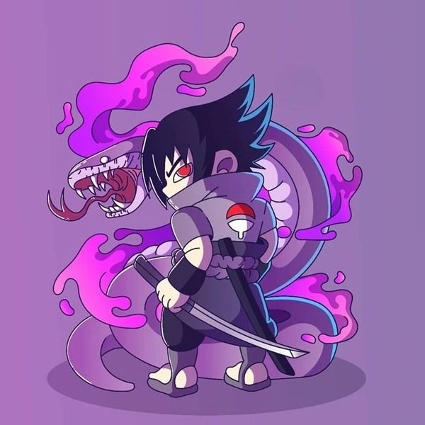 Naruto x Sasuke chibi siêu dễ thương
