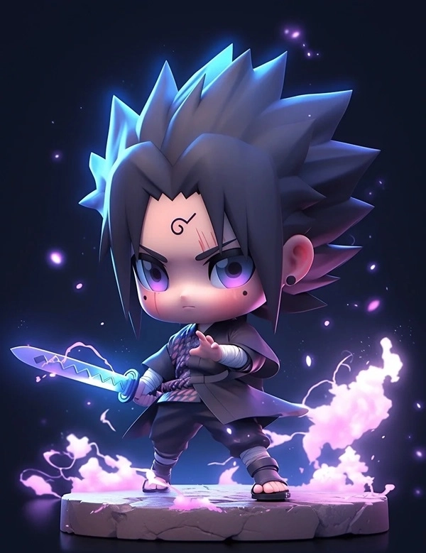 Mô hình Sasuke chibi dành cho fan cứng
