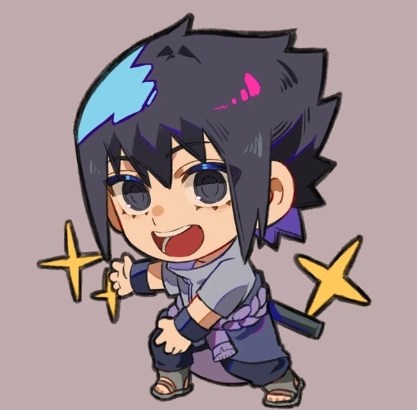 Adult Sasuke chibi phong cách trưởng thành