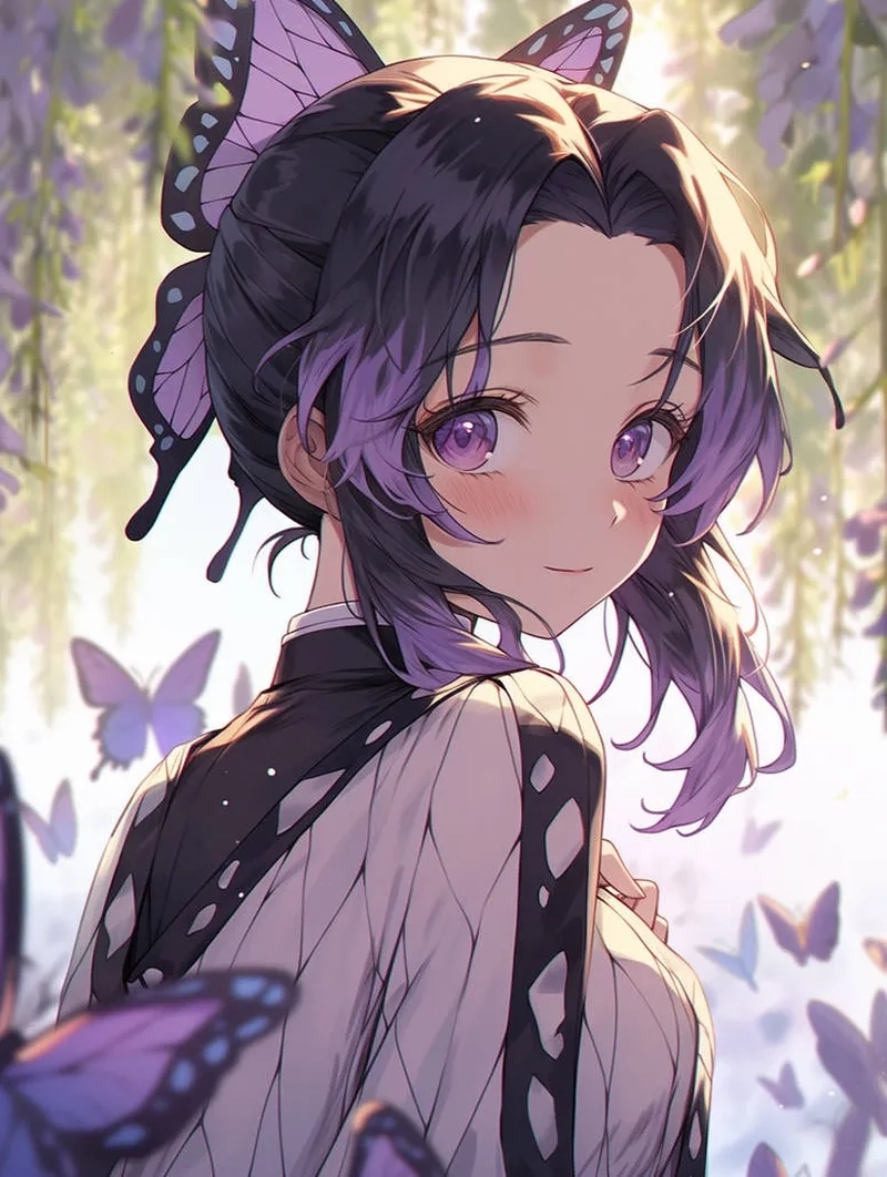 Biểu cảm đáng yêu từ hình Shinobu cute