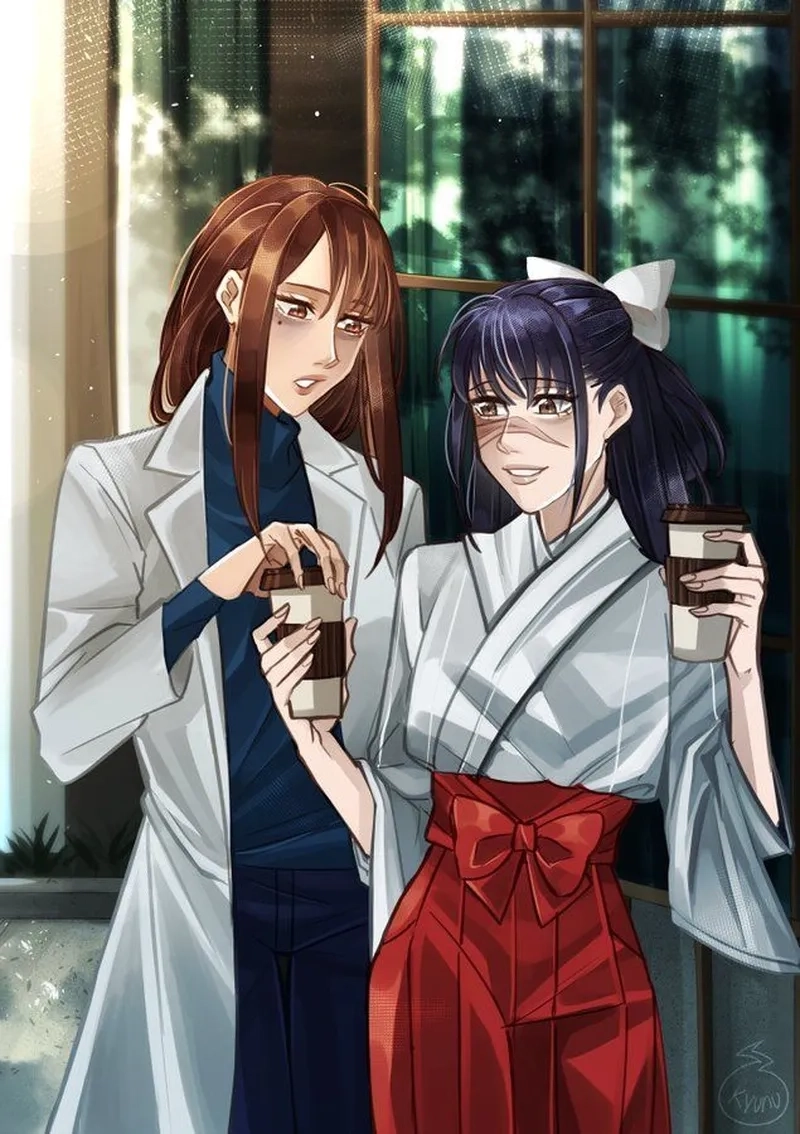 Khoảnh khắc tình cảm trong JJK Shoko x Utahime