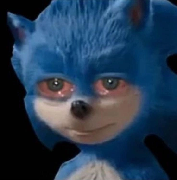 Sonic meme face nhìn phát cười ngất