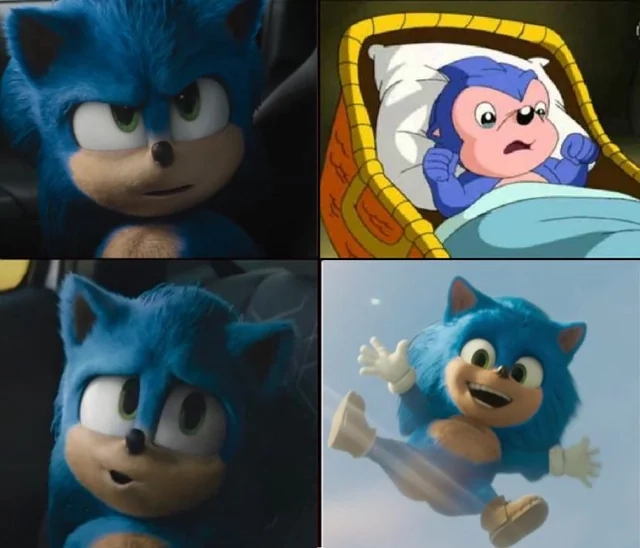 Sonic memes hài hước với biểu cảm đỉnh cao