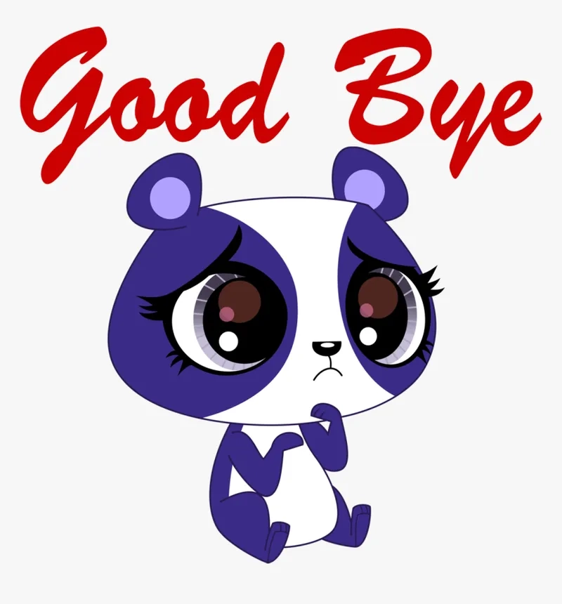 Hình ảnh bye bye tạm biệt thật ngọt ngào