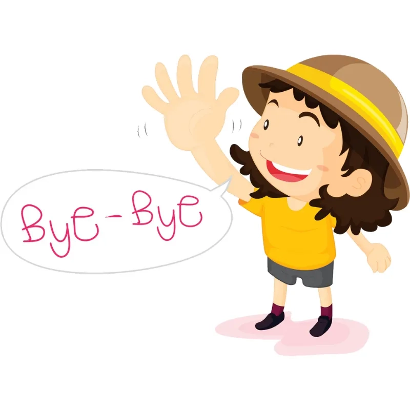 Chào tạm biệt lời cuối trước khi biến mất