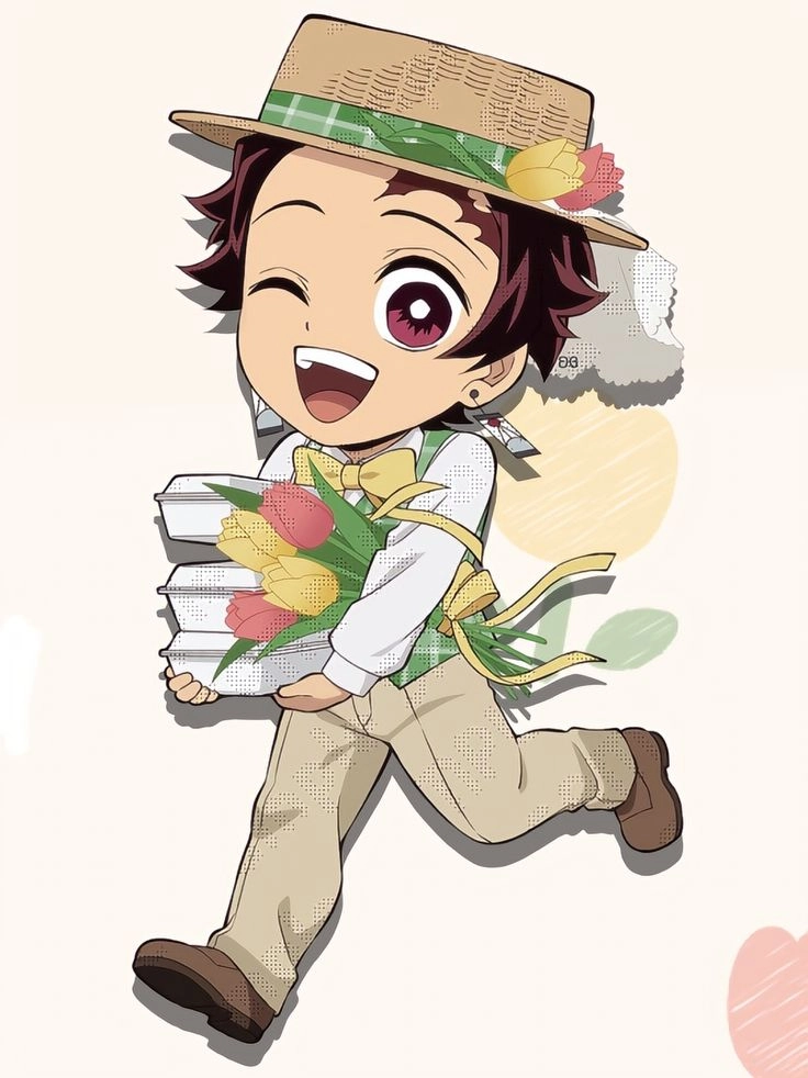 Tanjiro Kamado avatar gương mặt biểu cảm rõ nét