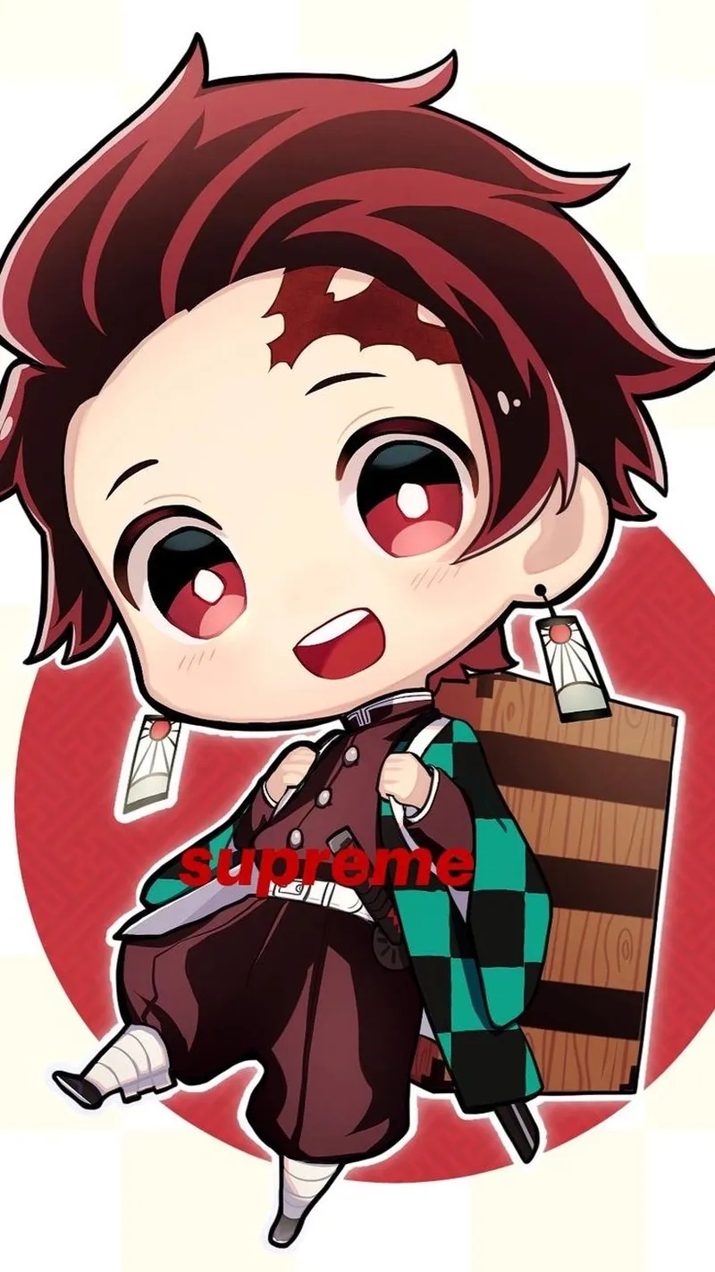 Dáng vẻ dễ thương từ Tanjiro chibi