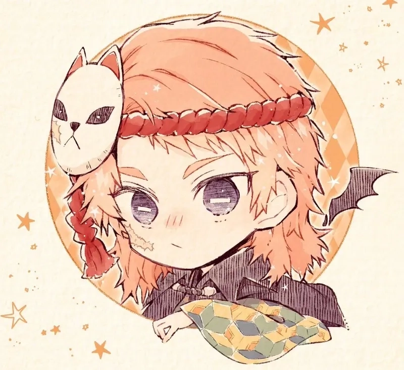 Ảnh chibi thanh gươm diệt quỷ phiên bản ngộ nghĩnh