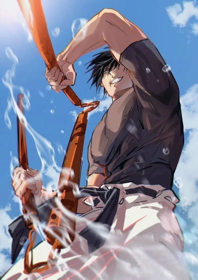 Không thể rời mắt khỏi sức hút của Toji anime