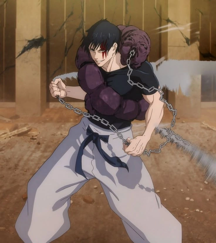 Toji Roblox avatar nổi bật với dáng vẻ bất cần