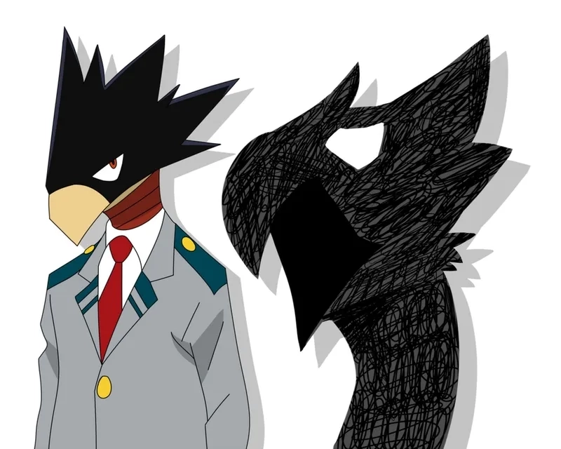 My Hero Academia Tokoyami nhân vật ấn tượng