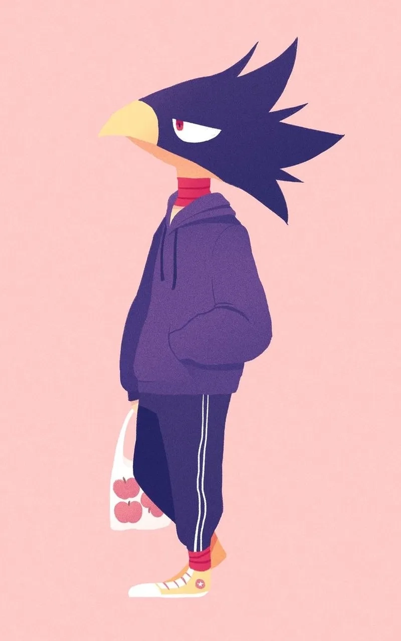 MHA Tokoyami nhân vật có thiết kế độc nhất