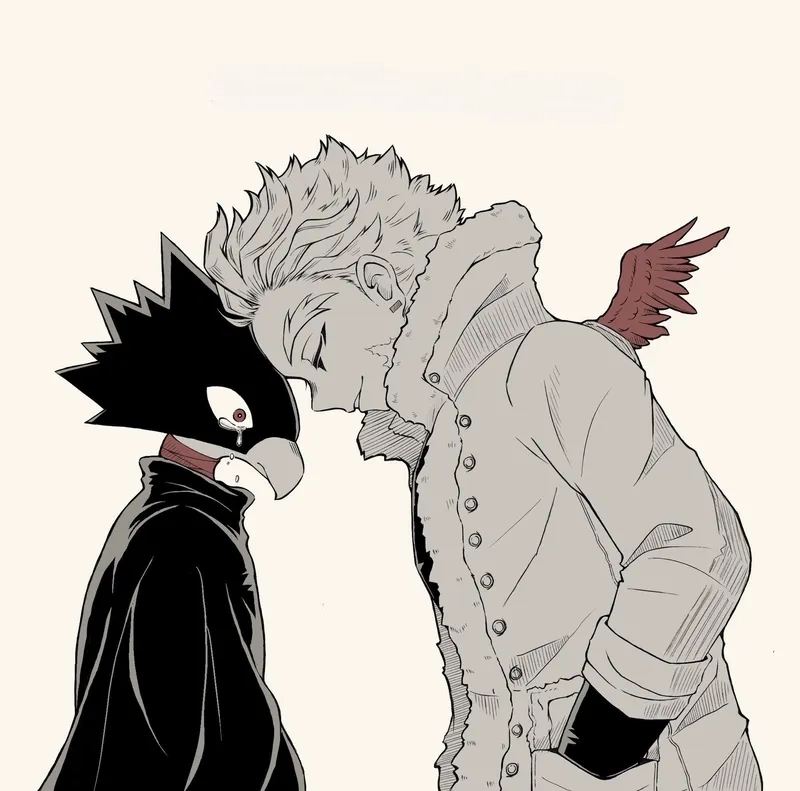 Fumikage Tokoyami x Hawks tương tác đáng nhớ
