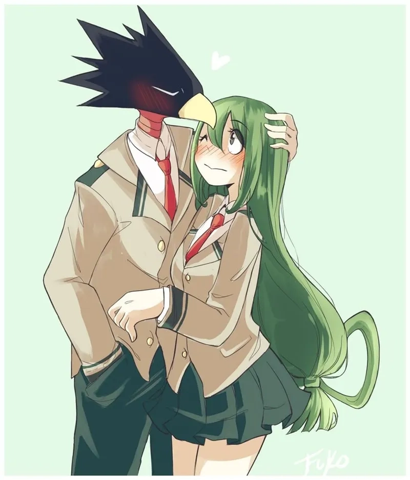 Tokoyami x Tsuyu cặp đôi bất ngờ