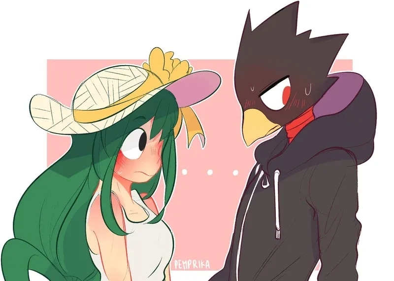 MHA Tokoyami x Tsuyu những khoảnh khắc đáng nhớ