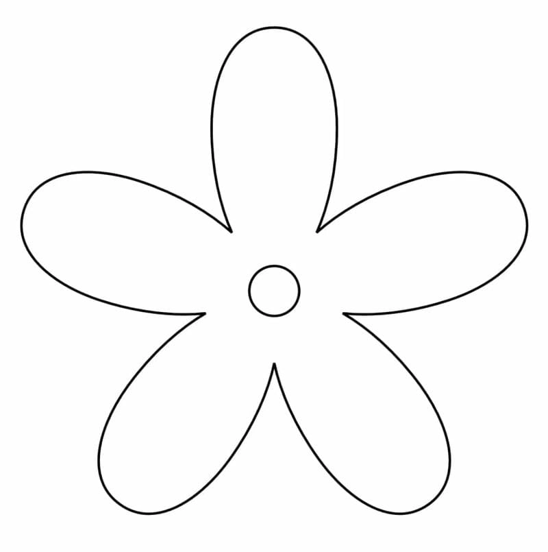 Tô màu bông hoa đơn giản bé nào cũng làm được