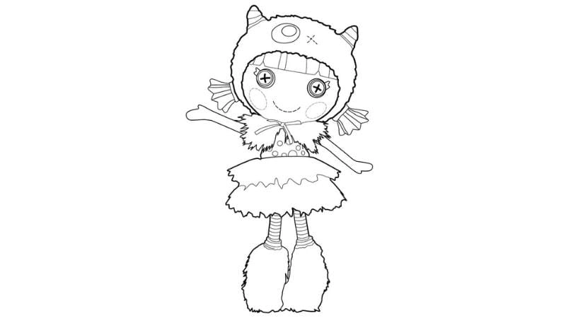 Tranh tô màu búp bê giấy LOL cực kỳ độc đáo