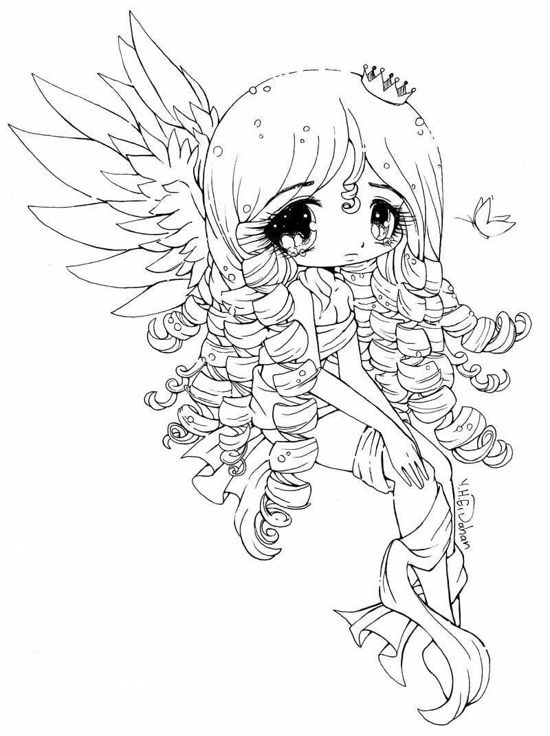 Tranh anime cute dễ vẽ bé nào cũng thích