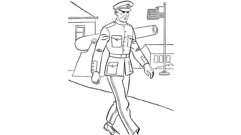 Ngày 22 12 ngày 22 12 tranh tô màu chú bộ đội