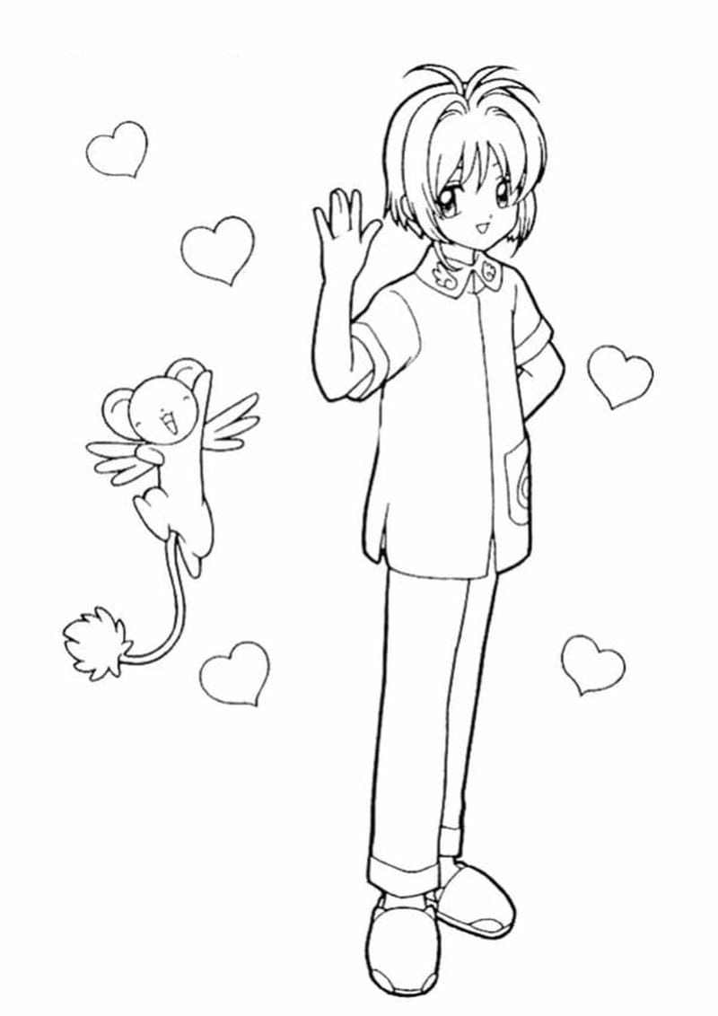 Tranh tô màu cho bé chủ đề bản thân dễ thương