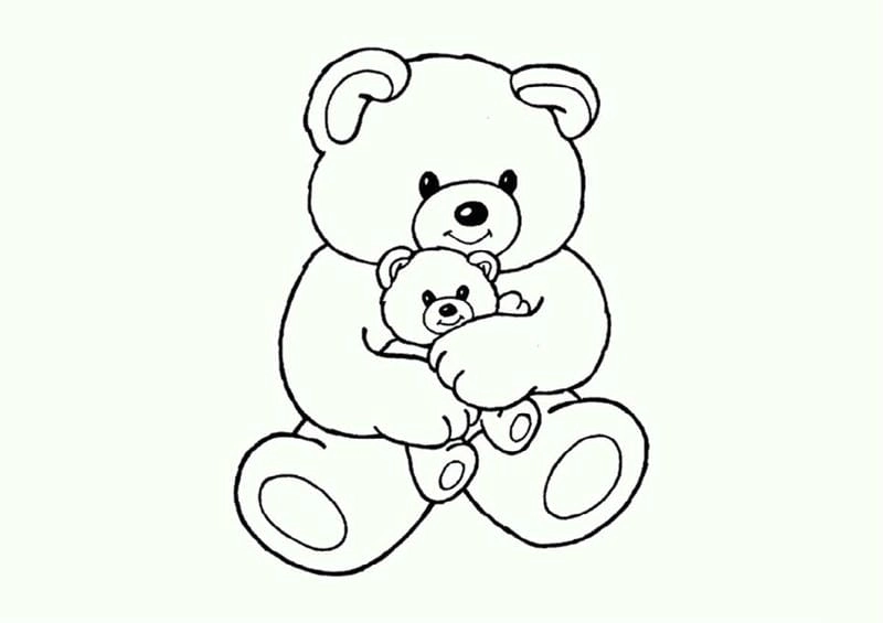 Tô màu con gấu trúc cute đáng yêu sinh động