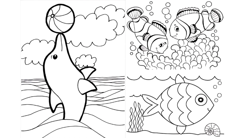 100+ mẫu tranh tô màu con vật phù hợp mọi lứa tuổi