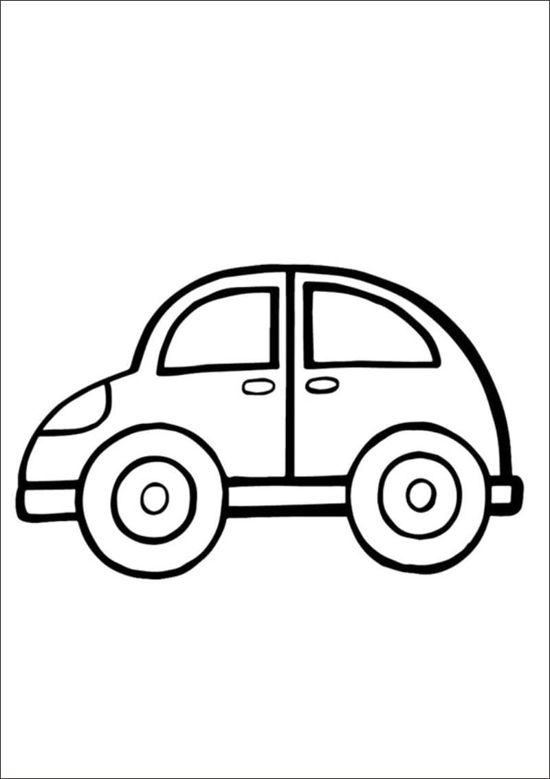 Tô màu phương tiện giao thông dễ cho bé